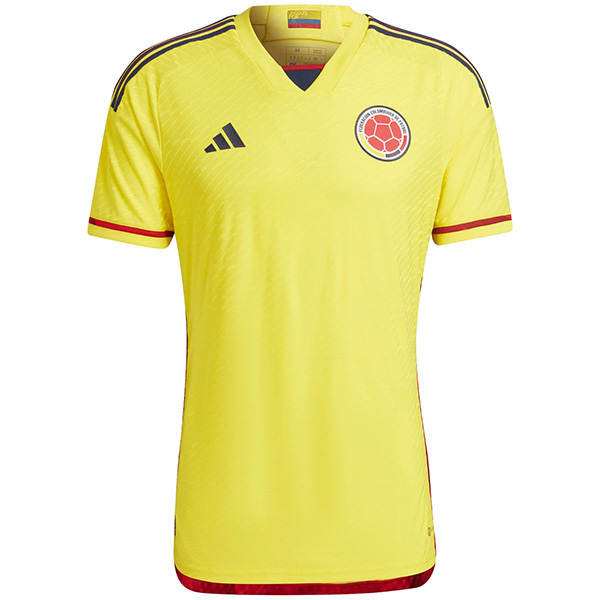 Colombia maglia casalinga la prima divisa da calcio da uomo la prima maglia sportiva da uomo la coppa del mondo 2022